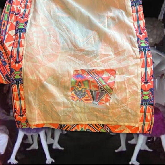 RARE Mara Hoffman Halter Column Neon Print Maxi Dress - Picture 6 of 6